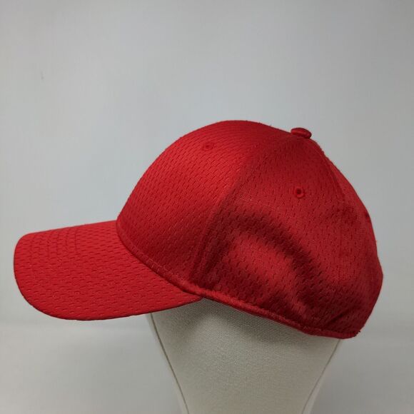 Otto Men's Strapback Hat Red Size OSFM 100% Polyester Adjustable - Picture 3 of 8